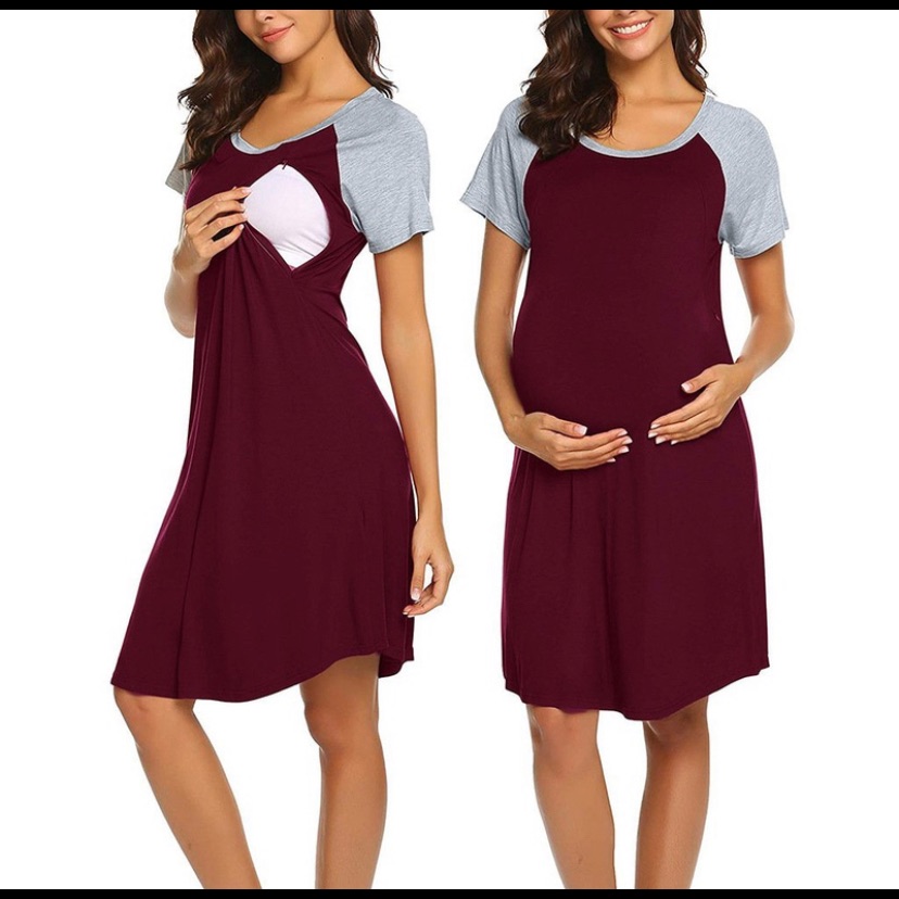 New Cute & Comfy Maternity/Breastfeeding Dress